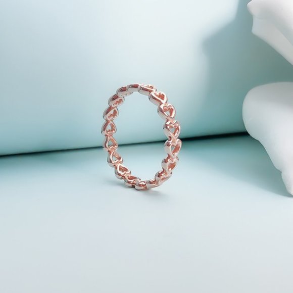 💍Pandora Band of Hearts Ring - Picture 5 of 5